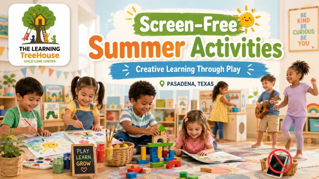 Screen-Free Summer Activities for Children in Pasadena, TX
